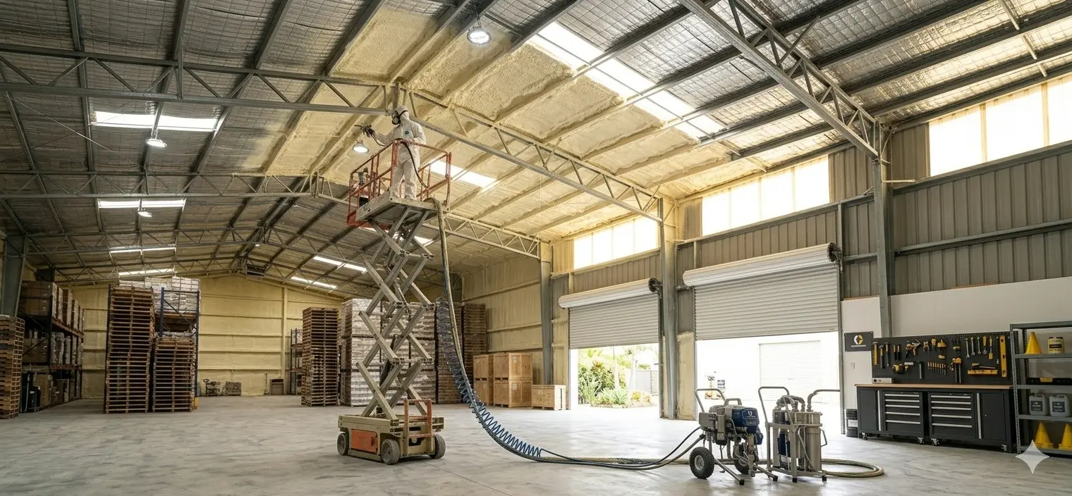 warehouse spray foam insulation brisbane